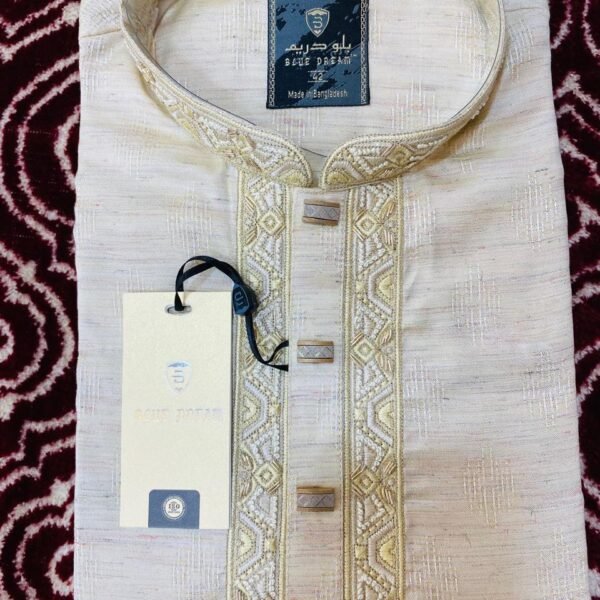 White Classic Cotton Panjabi