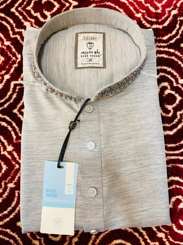 Off-White Luxurious Cotton Panjabi