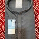 Dark Brown Premium Cotton Panjabi (s355-13)