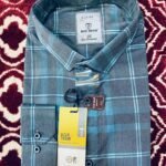 White and Blue Checkered